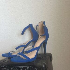 Blue Kelly and Kate heels